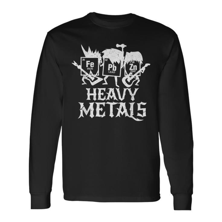 Heavy Metals Periodic Table Chemistry Long Sleeve T-Shirt