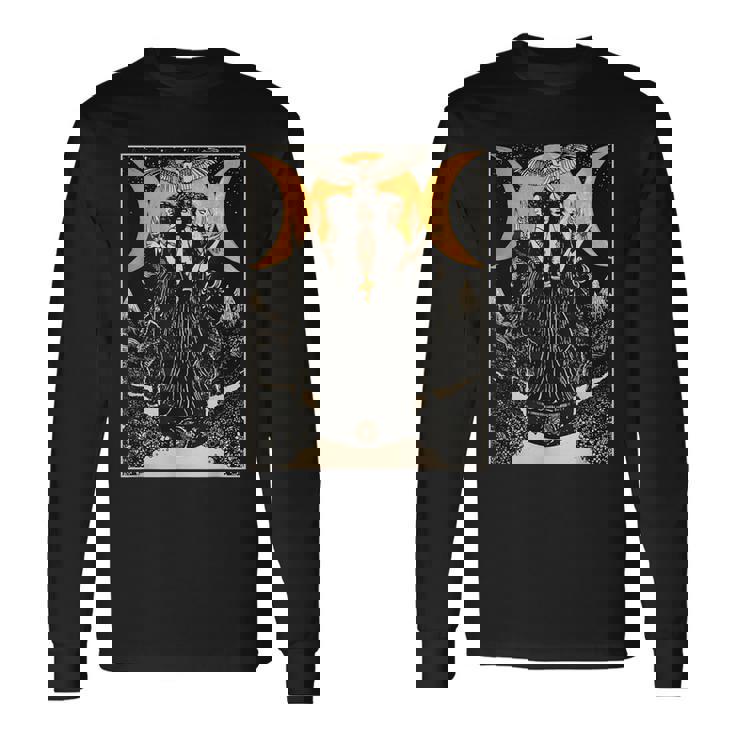 Triple Moon Wiccan Goddess T-Shirt. Witchcraft Shirt