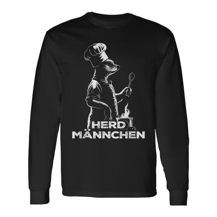 Herdmannchen Essen Cooking Cook Langarmshirts Geschenkideen