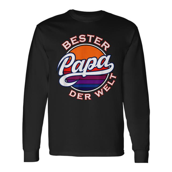 Herren Bester Papa Der Welt 1Atertag -Atertagsgeschenk Langarmshirts Geschenkideen