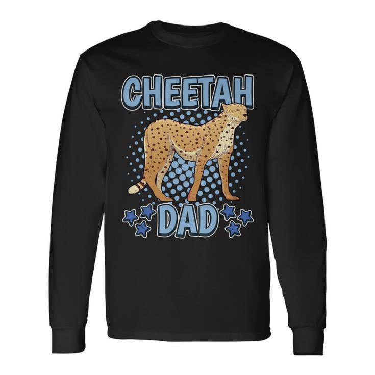 Herren Cheetah Dad Papaatertag Gepard Langarmshirts Geschenkideen