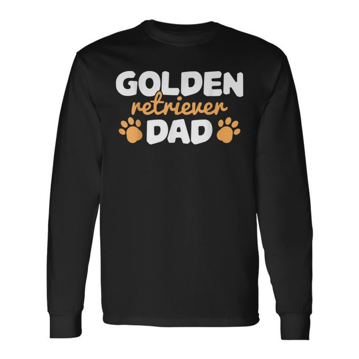 Herren Golden Retriever Dad Papa Süß Langarmshirts Geschenkideen