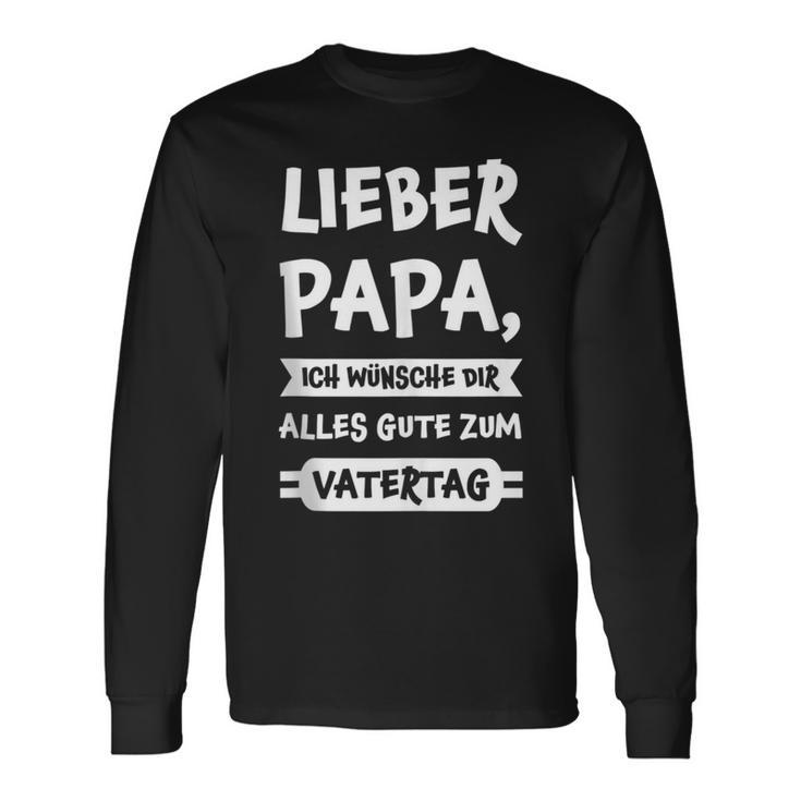 Herren Lieber Papa Alles Gute Zumatertag Papaatertag Langarmshirts Geschenkideen