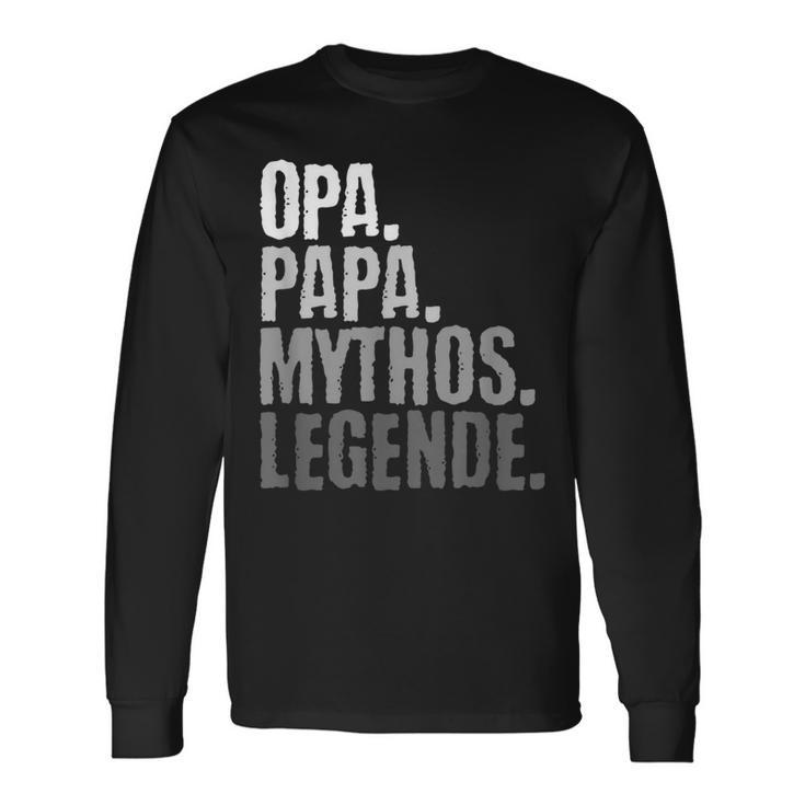 Herren Opa Und Papa Großvateratertag Langarmshirts Geschenkideen