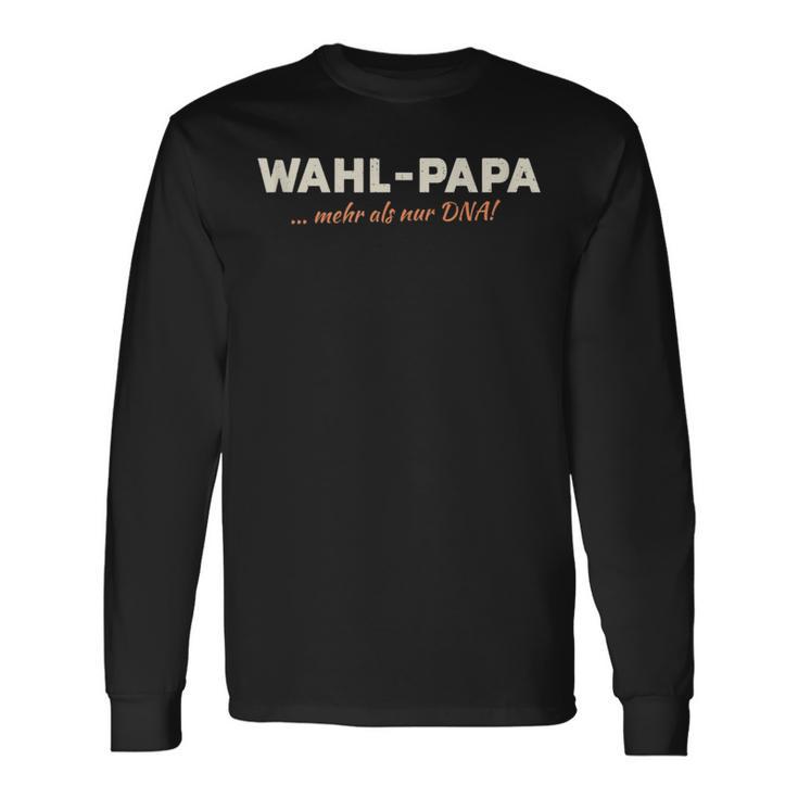 Herren Stiefvater Wahl-Papa Langarmshirts Geschenkideen