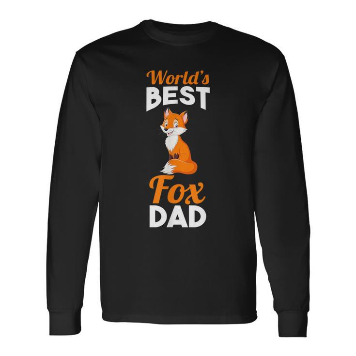 Herren Weltbester Fuchs Papa Langarmshirts Geschenkideen