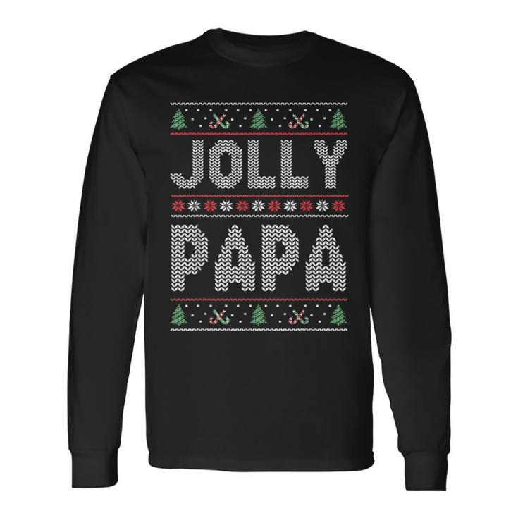 Herren Winterferien X-Mas Santa Jolly Papa Hässliche Weihnachten Langarmshirts Geschenkideen