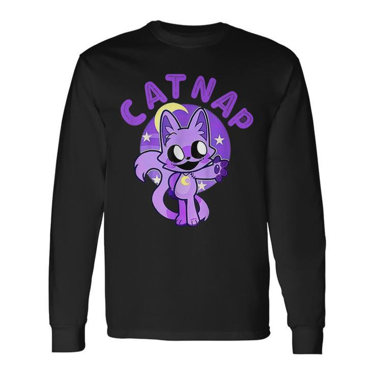 Hi Cats Nap Lover Cat Long Sleeve T-Shirt