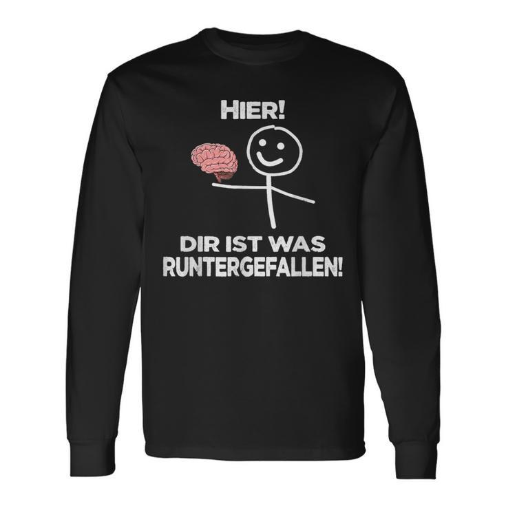 Hier Dir Ist Was Unterpfen Langarmshirts Geschenkideen