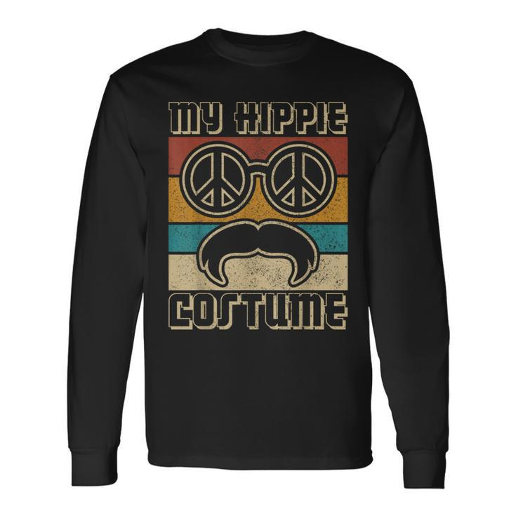Hippie Costume Outfit Hippy Costume 60S Theme Party 70S Long Sleeve T-Shirt