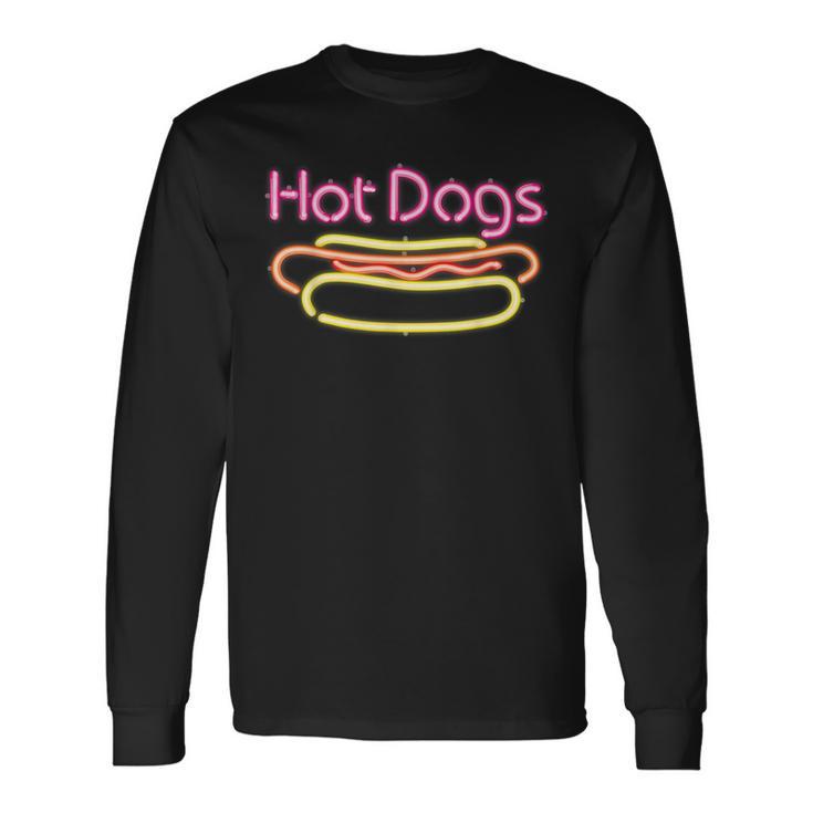 Hot Dog Hot Dogs Hotdog Long Sleeve T-Shirt