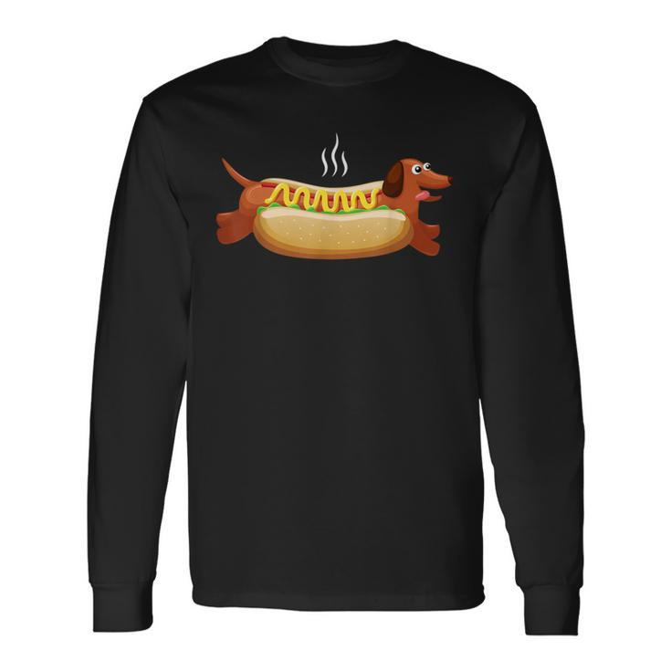 Hot Dog Wiener Sausage Hotdog Long Sleeve T-Shirt Gifts ideas