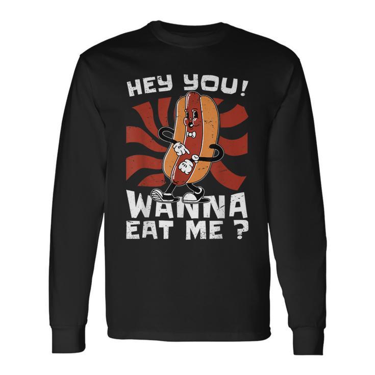 Hot Dogs Hot Dog Hotdog Sausage Long Sleeve T-Shirt