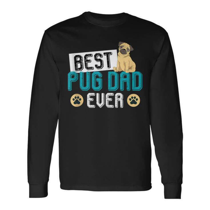 Hunde Papa Geschenk Zumatertag Mops Langarmshirts Geschenkideen