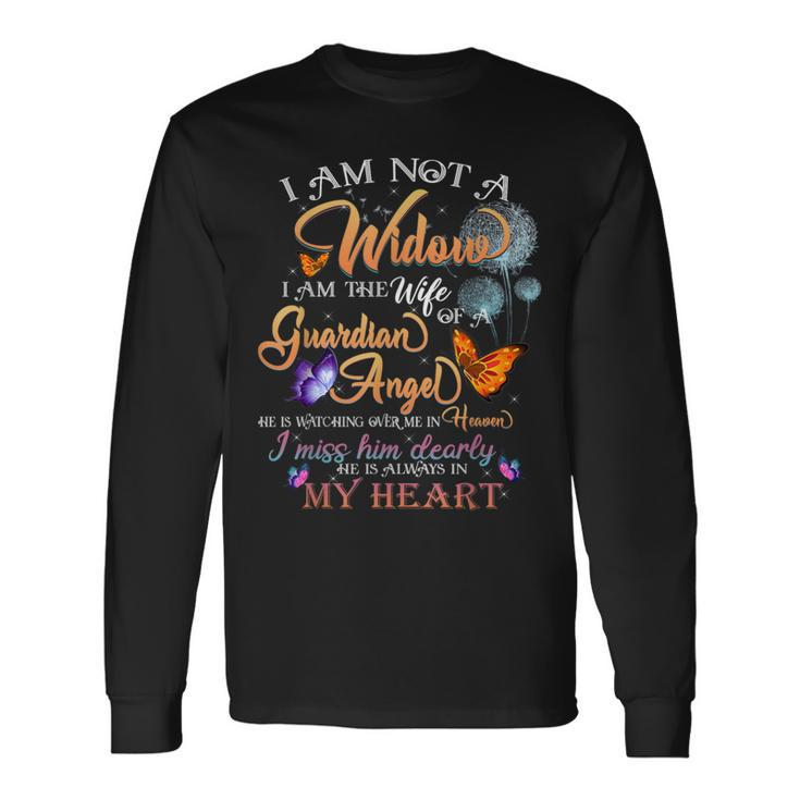 My Husband's Wings Were Ready But My Heart Was Not Memories Long Sleeve T-Shirt