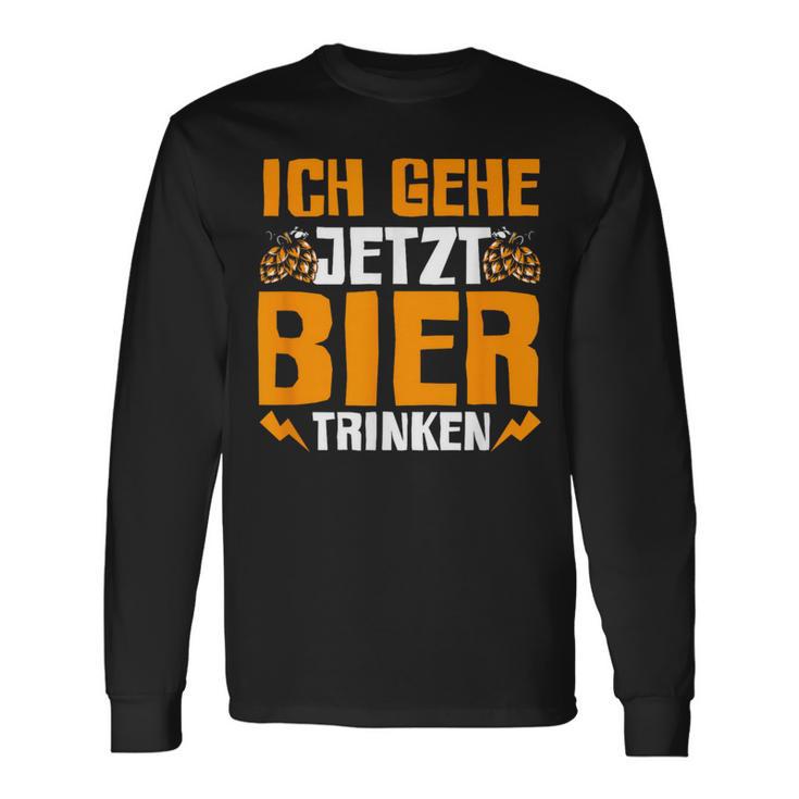 Ich Gehe Jetzt Bier Trink Langarmshirts Geschenkideen