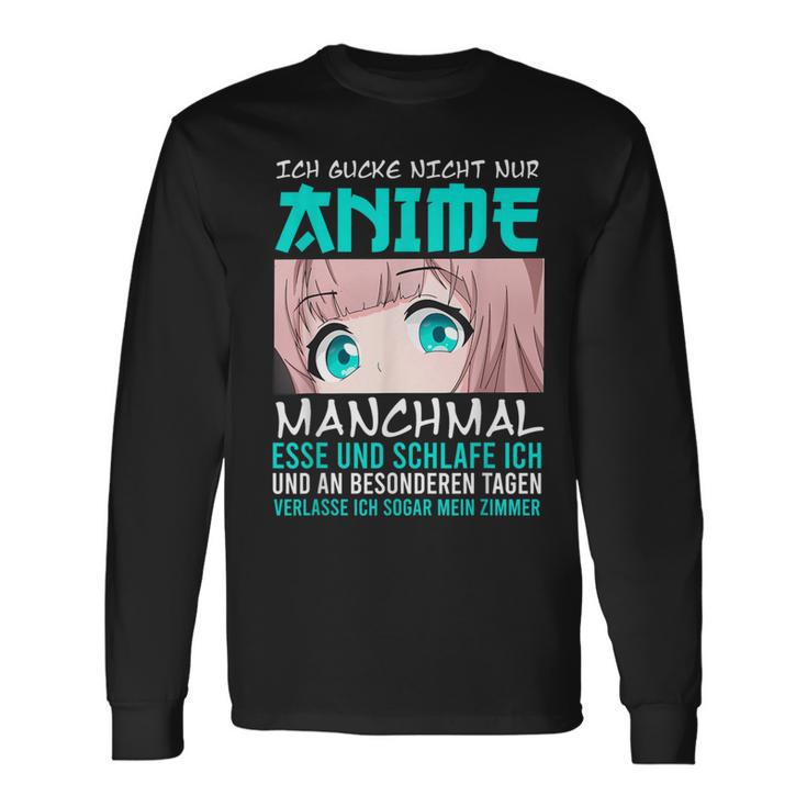 Ich Gucke Nicht Nur Anime Manga Kawaii Langarmshirts Geschenkideen