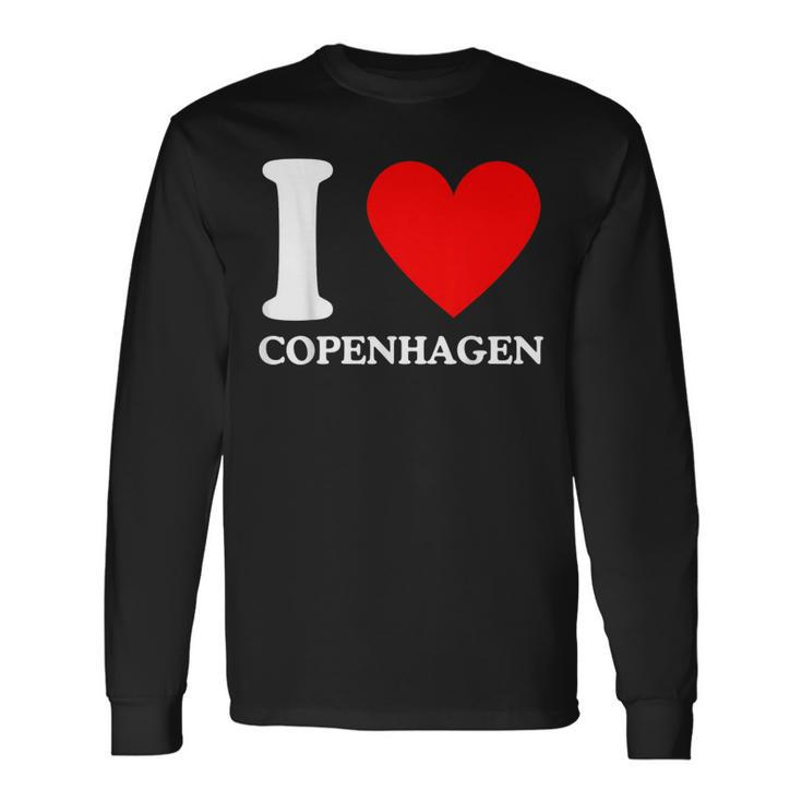 Ich Liebe Copenhagen I Heart Copenhagen Langarmshirts Geschenkideen
