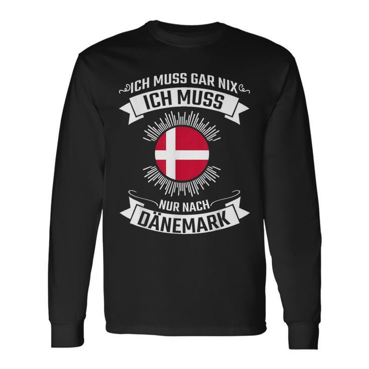 Ich Muss Nur Nach Denmark Langarmshirts Geschenkideen