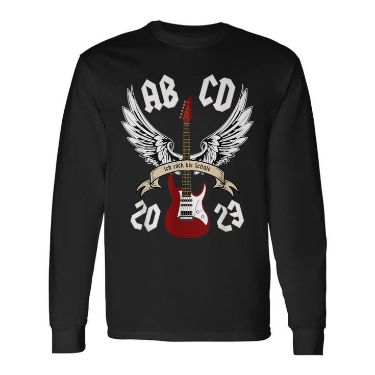 Ich Rock Die Schule Erste Klasse Schulanfänger 2023 Abcd Langarmshirts Geschenkideen