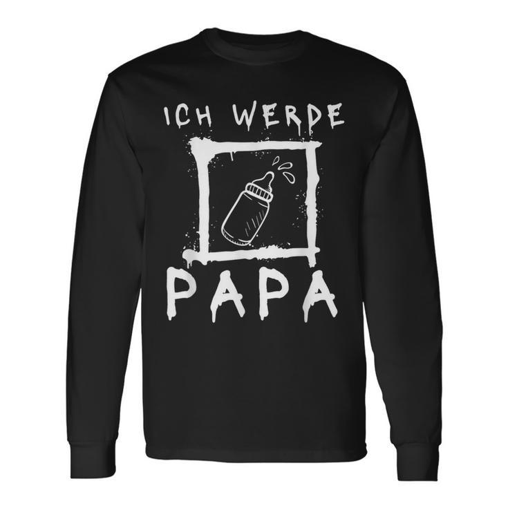 Ich Werde Papa 2024 Lustige Geschenkeen Für Werdendeater Langarmshirts Geschenkideen