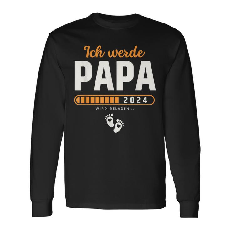 Ich Werde Papa 2024 Surprise Du Wirst Papa 2024 Langarmshirts Geschenkideen