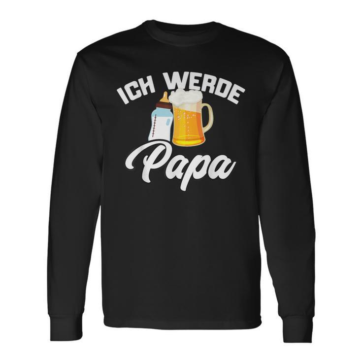 Ich Werde Papa Werdender Papaater Loading 2023 2024 Langarmshirts Geschenkideen