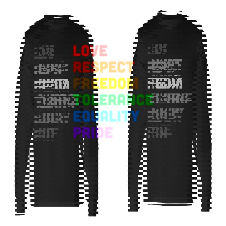 Igualdad Orgullo Gay Orgullo Lgbtq Igualdad Camiseta de manga larga