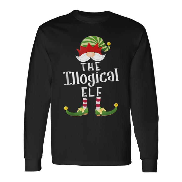Illogical Elf Group Christmas Pajama Party Long Sleeve T-Shirt