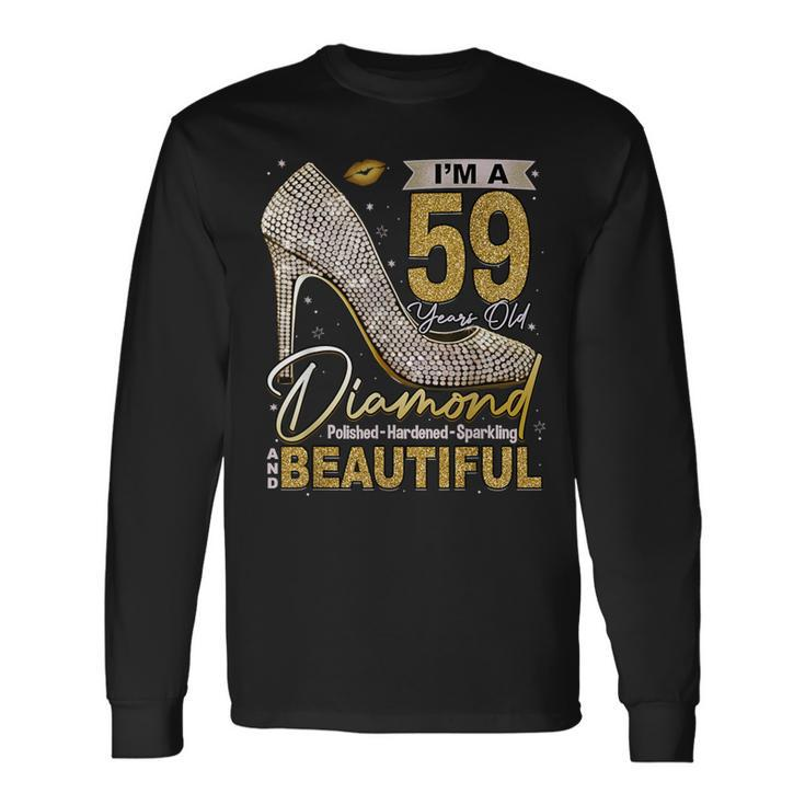 I'm A 59 Years Old Diamond 59 And Fabulous 59Th Birthday Long Sleeve T-Shirt