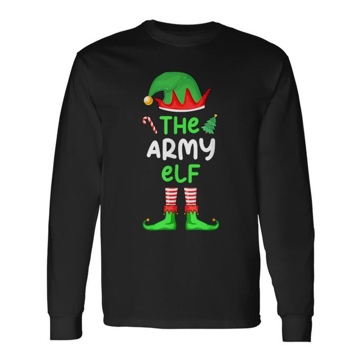 I'm The Army Elf Christmas Family Matching Pajama Long Sleeve T-Shirt