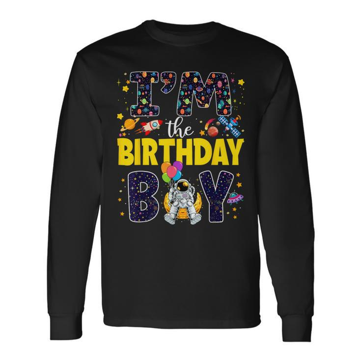 I'm The Birthday Boy 2Nd Outer Space Family Matching Outfit Long Sleeve T-Shirt