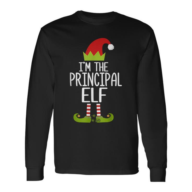 I'm The Principal Elf Christmas Family Costume Long Sleeve T-Shirt