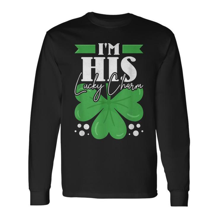 I'm His Shamrock Couple St Patrick's Day Long Sleeve T-Shirt Gifts ideas