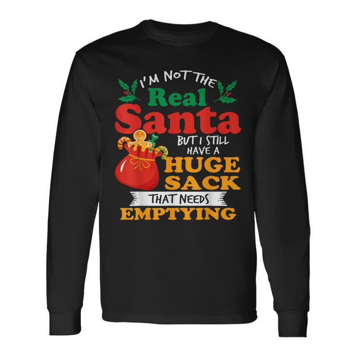 Inappropriate I Have A Big Package For You Dirty Santa Long Sleeve T-Shirt