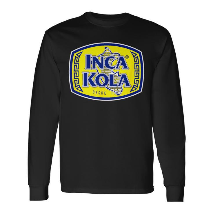 Inca Kola Soda Golden Kola Bubblegum Cream Soda Peru Long Sleeve T-Shirt