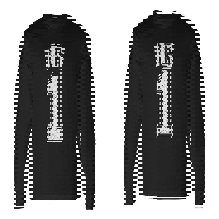 Ines Supporter Numéro 1 Biggest Fan T-shirt à manches longues