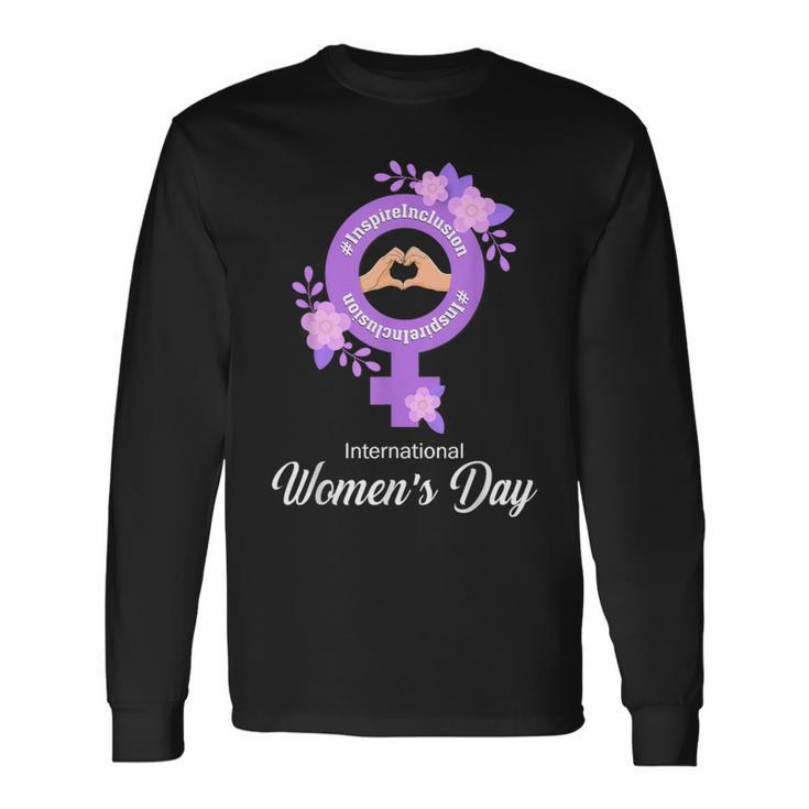 International Women's Day 2024 Inspire Inclusion Women Long Sleeve T-Shirt