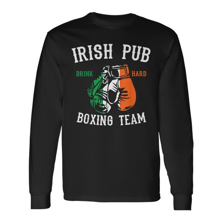 Irish Pub Boxing Team Long Sleeve T-Shirt