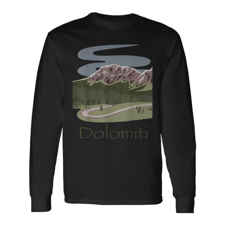 Italian Dolomites Hiking Travel The Alps Apparel Long Sleeve T-Shirt