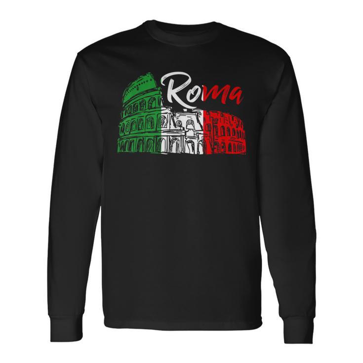 Italy Lover Cute Italian Italia Roma Long Sleeve T-Shirt