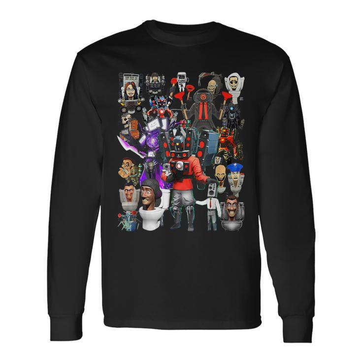 It's My Birthday Speakerman Tvman Cameraman Long Sleeve T-Shirt