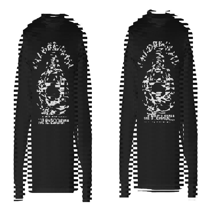 J'ai Le Corps D'un Dieu Pas De Bol C'est Bouddha T-shirt à manches longues