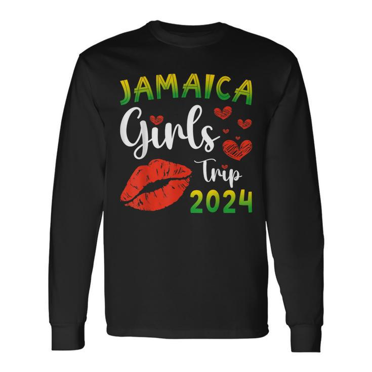 Jamaica Girls Trip 2024 Summer Vacation Jamaica Matching Long Sleeve T-Shirt
