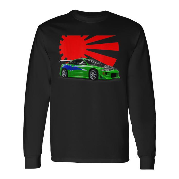 Japanese Sportscar Perfect For Drift Car Enthusiasts Long Sleeve T-Shirt