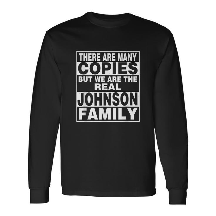 Johnson Surname Family Name Personalized Johnson Long Sleeve T-Shirt