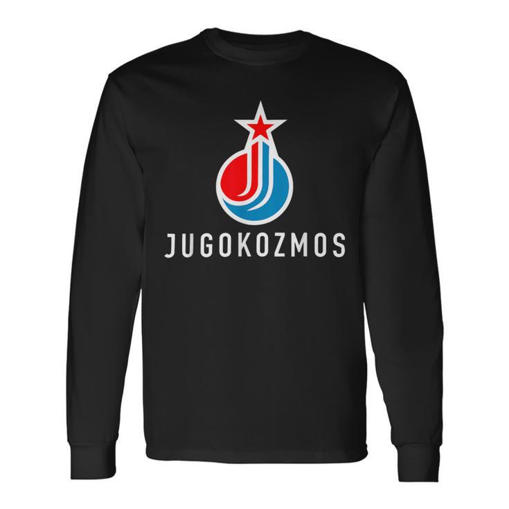 Jugokozmos Sputnik Jugoslavija Balkan Sfrj Yugoslavia Langarmshirts Geschenkideen