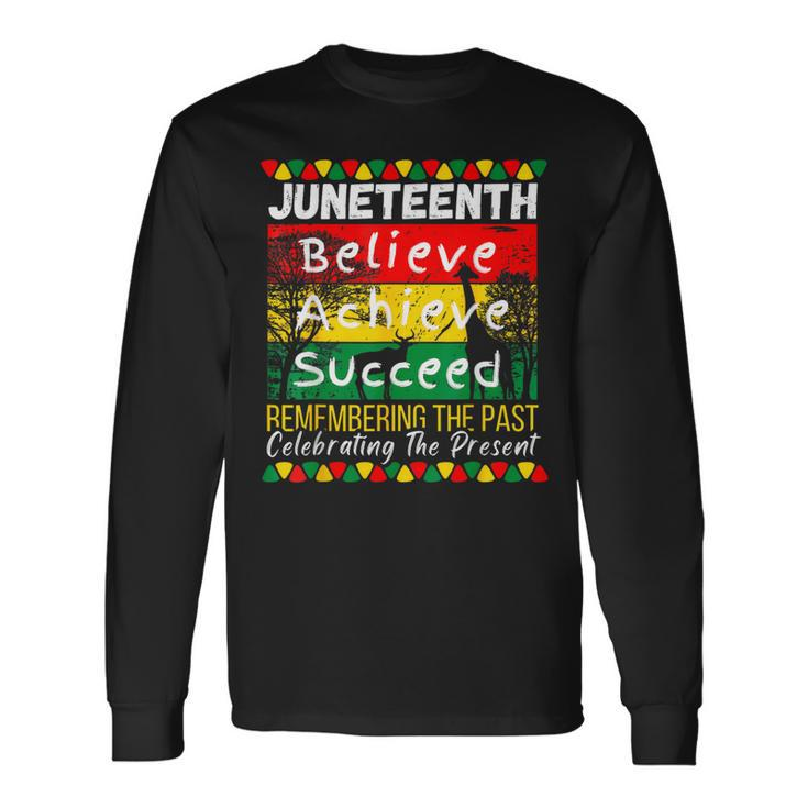 Junenth Is My Independence Day Black Pride Melanin Long Sleeve T-Shirt