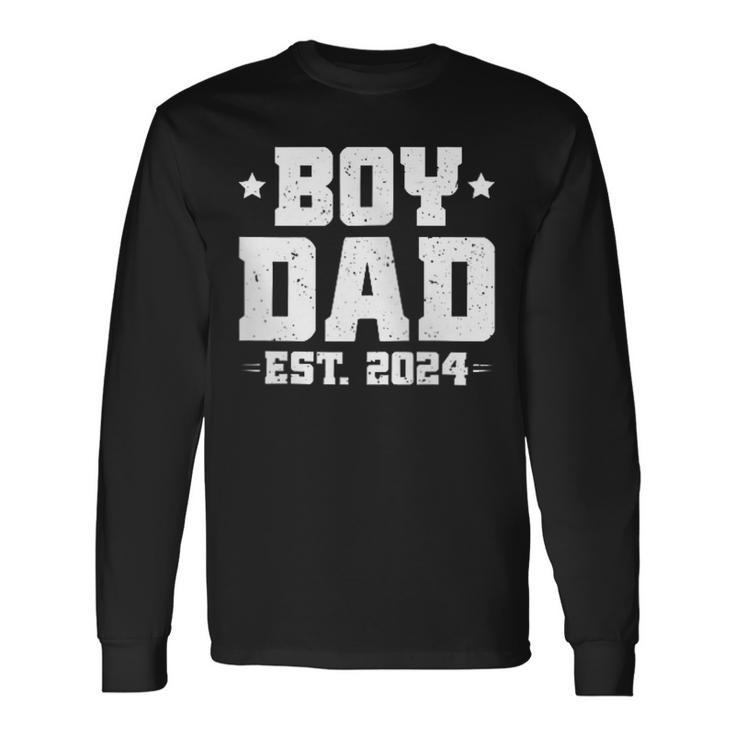 Junge Papa Est 2024 Gefördert Um Papa Zu Werden Neuerateratertag Kapuzenjacke Langarmshirts Geschenkideen