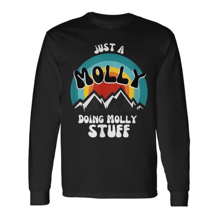 Just A Molly Doing Molly Stuff Vintage Long Sleeve T-Shirt